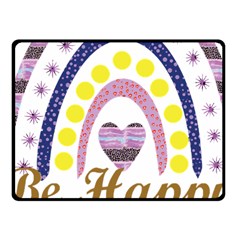 Be Happy T- Shirt Be Happy T- Shirt Yoga Reflexion Pose T- Shirtyoga Reflexion Pose T- Shirt Fleece Blanket (small) by hizuto