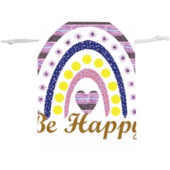 Be Happy T- Shirt Be Happy T- Shirt Yoga Reflexion Pose T- Shirtyoga Reflexion Pose T- Shirt Lightweight Drawstring Pouch (xl) by hizuto