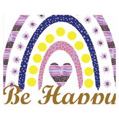 Be Happy T- Shirt Be Happy T- Shirt Yoga Reflexion Pose T- Shirtyoga Reflexion Pose T- Shirt Premium Plush Fleece Blanket (medium) by hizuto