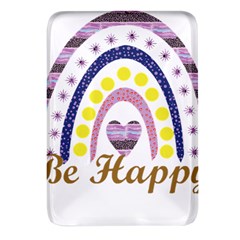 Be Happy T- Shirt Be Happy T- Shirt Yoga Reflexion Pose T- Shirtyoga Reflexion Pose T- Shirt Rectangular Glass Fridge Magnet (4 Pack) by hizuto