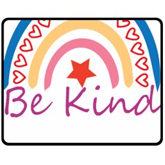 Be Kind T- Shirt Be Kind T- Shirt (1) Yoga Reflexion Pose T- Shirtyoga Reflexion Pose T- Shirt Two Sides Fleece Blanket (medium) by hizuto