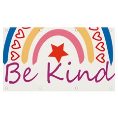 Be Kind T- Shirt Be Kind T- Shirt (1) Yoga Reflexion Pose T- Shirtyoga Reflexion Pose T- Shirt Banner And Sign 7  X 4  by hizuto