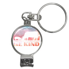 Be Kind To Animals Or Ill Kill You T- Shirt Vegan Be Kind Farm Animal Design Dairy Cow And Pig T- Sh Yoga Reflexion Pose T- Shirtyoga Reflexion Pose T- Shirt Nail Clippers Key Chain by hizuto