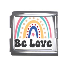 Be Love T- Shirt Be Love T- Shirt Yoga Reflexion Pose T- Shirtyoga Reflexion Pose T- Shirt Mega Link Italian Charm (18mm) by hizuto