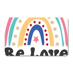 Be Love T- Shirt Be Love T- Shirt Yoga Reflexion Pose T- Shirtyoga Reflexion Pose T- Shirt Magnet (rectangular) by hizuto