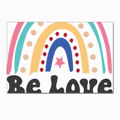 Be Love T- Shirt Be Love T- Shirt Yoga Reflexion Pose T- Shirtyoga Reflexion Pose T- Shirt Postcard 4 x 6  (pkg Of 10) by hizuto