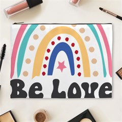 Be Love T- Shirt Be Love T- Shirt Yoga Reflexion Pose T- Shirtyoga Reflexion Pose T- Shirt Cosmetic Bag (xl) by hizuto