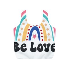 Be Love T- Shirt Be Love T- Shirt Yoga Reflexion Pose T- Shirtyoga Reflexion Pose T- Shirt Full Print Recycle Bag (s) by hizuto