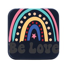 Be Love T- Shirt Be Love T- Shirt Yoga Reflexion Pose T- Shirtyoga Reflexion Pose T- Shirt Square Metal Box (black)