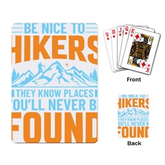 Be Nice To Hikers T- Shirt Be Nice To Hikers T- Shirt Yoga Reflexion Pose T- Shirtyoga Reflexion Pose T- Shirt Playing Cards Single Design (rectangle) by hizuto