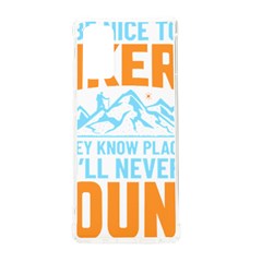 Be Nice To Hikers T- Shirt Be Nice To Hikers T- Shirt Yoga Reflexion Pose T- Shirtyoga Reflexion Pose T- Shirt Samsung Galaxy Note 20 Tpu Uv Case by hizuto