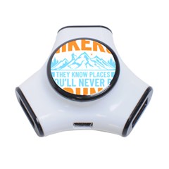 Be Nice To Hikers T- Shirt Be Nice To Hikers T- Shirt Yoga Reflexion Pose T- Shirtyoga Reflexion Pose T- Shirt 3-port Usb Hub