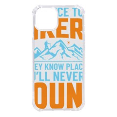 Be Nice To Hikers T- Shirt Be Nice To Hikers T- Shirt Yoga Reflexion Pose T- Shirtyoga Reflexion Pose T- Shirt Iphone 14 Tpu Uv Print Case by hizuto