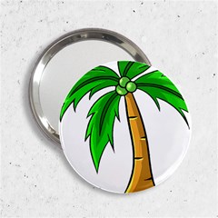 Beach Coconut Tree T- Shirt Beach Coconut Tree T- Shirt Yoga Reflexion Pose T- Shirtyoga Reflexion Pose T- Shirt 2 25  Handbag Mirrors by hizuto