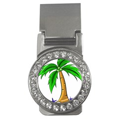 Beach Coconut Tree T- Shirt Beach Coconut Tree T- Shirt Yoga Reflexion Pose T- Shirtyoga Reflexion Pose T- Shirt Money Clips (cz)  by hizuto