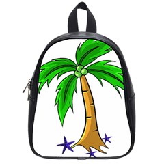 Beach Coconut Tree T- Shirt Beach Coconut Tree T- Shirt Yoga Reflexion Pose T- Shirtyoga Reflexion Pose T- Shirt School Bag (small)