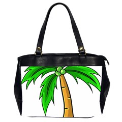 Beach Coconut Tree T- Shirt Beach Coconut Tree T- Shirt Yoga Reflexion Pose T- Shirtyoga Reflexion Pose T- Shirt Oversize Office Handbag (2 Sides) by hizuto