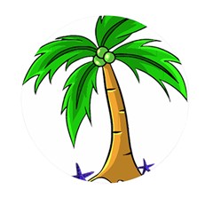 Beach Coconut Tree T- Shirt Beach Coconut Tree T- Shirt Yoga Reflexion Pose T- Shirtyoga Reflexion Pose T- Shirt Mini Round Pill Box by hizuto