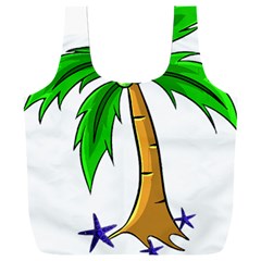 Beach Coconut Tree T- Shirt Beach Coconut Tree T- Shirt Yoga Reflexion Pose T- Shirtyoga Reflexion Pose T- Shirt Full Print Recycle Bag (xxxl) by hizuto