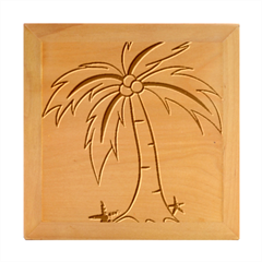 Beach Coconut Tree T- Shirt Beach Coconut Tree T- Shirt Yoga Reflexion Pose T- Shirtyoga Reflexion Pose T- Shirt Wood Photo Frame Cube