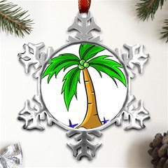 Beach Coconut Tree T- Shirt Beach Coconut Tree T- Shirt Yoga Reflexion Pose T- Shirtyoga Reflexion Pose T- Shirt Metal Small Snowflake Ornament