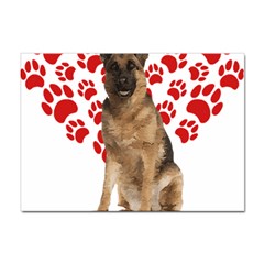 Belgian Malinois Gift T- Shirt Cool Belgian Malinois Valentine Heart Paw Belgian Malinois Dog Lover Yoga Reflexion Pose T- Shirtyoga Reflexion Pose T- Shirt Sticker A4 (10 Pack) by hizuto