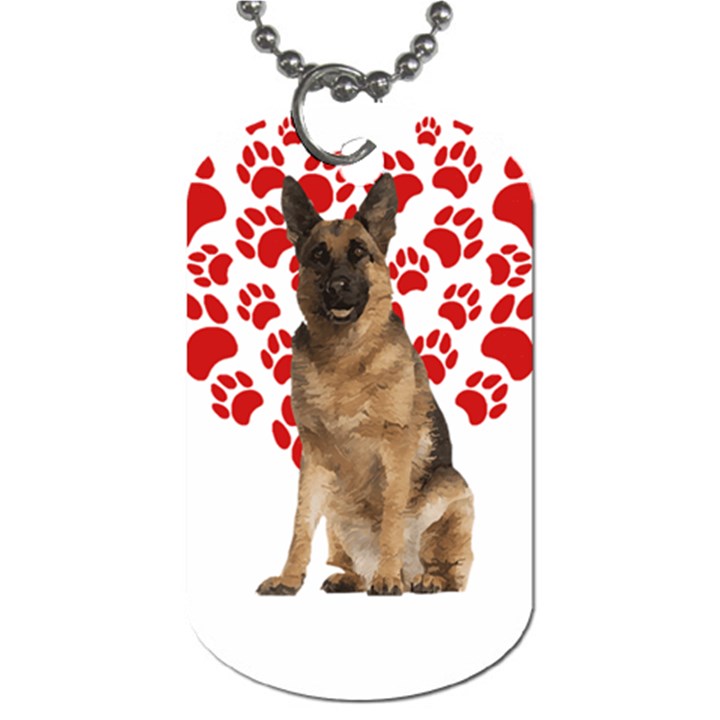 Belgian Malinois Gift T- Shirt Cool Belgian Malinois Valentine Heart Paw Belgian Malinois Dog Lover Yoga Reflexion Pose T- Shirtyoga Reflexion Pose T- Shirt Dog Tag (Two Sides)