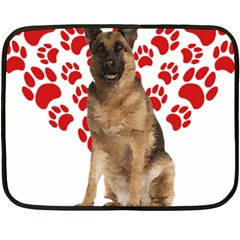 Belgian Malinois Gift T- Shirt Cool Belgian Malinois Valentine Heart Paw Belgian Malinois Dog Lover Yoga Reflexion Pose T- Shirtyoga Reflexion Pose T- Shirt Fleece Blanket (mini) by hizuto