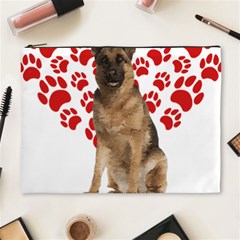 Belgian Malinois Gift T- Shirt Cool Belgian Malinois Valentine Heart Paw Belgian Malinois Dog Lover Yoga Reflexion Pose T- Shirtyoga Reflexion Pose T- Shirt Cosmetic Bag (xl) by hizuto