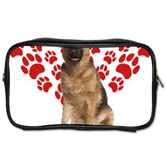 Belgian Malinois Gift T- Shirt Cool Belgian Malinois Valentine Heart Paw Belgian Malinois Dog Lover Yoga Reflexion Pose T- Shirtyoga Reflexion Pose T- Shirt Toiletries Bag (one Side) by hizuto