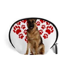 Belgian Malinois Gift T- Shirt Cool Belgian Malinois Valentine Heart Paw Belgian Malinois Dog Lover Yoga Reflexion Pose T- Shirtyoga Reflexion Pose T- Shirt Accessory Pouch (small) by hizuto