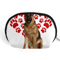 Belgian Malinois Gift T- Shirt Cool Belgian Malinois Valentine Heart Paw Belgian Malinois Dog Lover Yoga Reflexion Pose T- Shirtyoga Reflexion Pose T- Shirt Accessory Pouch (medium) by hizuto