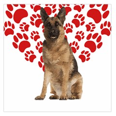 Belgian Malinois Gift T- Shirt Cool Belgian Malinois Valentine Heart Paw Belgian Malinois Dog Lover Yoga Reflexion Pose T- Shirtyoga Reflexion Pose T- Shirt Square Satin Scarf (36  X 36 ) by hizuto