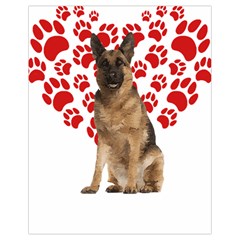 Belgian Malinois Gift T- Shirt Cool Belgian Malinois Valentine Heart Paw Belgian Malinois Dog Lover Yoga Reflexion Pose T- Shirtyoga Reflexion Pose T- Shirt Drawstring Bag (small) by hizuto