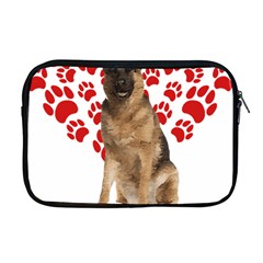 Belgian Malinois Gift T- Shirt Cool Belgian Malinois Valentine Heart Paw Belgian Malinois Dog Lover Yoga Reflexion Pose T- Shirtyoga Reflexion Pose T- Shirt Apple Macbook Pro 17  Zipper Case by hizuto