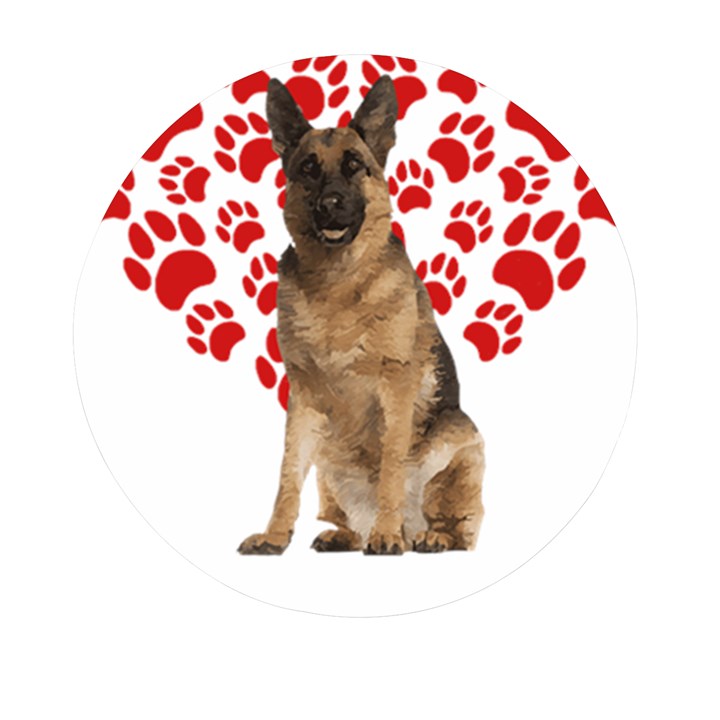 Belgian Malinois Gift T- Shirt Cool Belgian Malinois Valentine Heart Paw Belgian Malinois Dog Lover Yoga Reflexion Pose T- Shirtyoga Reflexion Pose T- Shirt Mini Round Pill Box