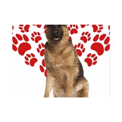 Belgian Malinois Gift T- Shirt Cool Belgian Malinois Valentine Heart Paw Belgian Malinois Dog Lover Yoga Reflexion Pose T- Shirtyoga Reflexion Pose T- Shirt Premium Plush Fleece Blanket (mini) by hizuto