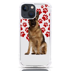 Belgian Malinois Gift T- Shirt Cool Belgian Malinois Valentine Heart Paw Belgian Malinois Dog Lover Yoga Reflexion Pose T- Shirtyoga Reflexion Pose T- Shirt Iphone 13 Mini Tpu Uv Print Case by hizuto