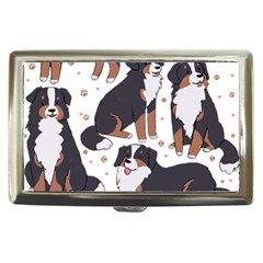 Bernese Mountain Dog T- Shirtbernese Mountain Dog Illustration T- Shirt Yoga Reflexion Pose T- Shirtyoga Reflexion Pose T- Shirt Cigarette Money Case by hizuto