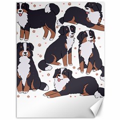 Bernese Mountain Dog T- Shirtbernese Mountain Dog Illustration T- Shirt Yoga Reflexion Pose T- Shirtyoga Reflexion Pose T- Shirt Canvas 36  X 48  by hizuto