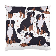 Bernese Mountain Dog T- Shirtbernese Mountain Dog Illustration T- Shirt Yoga Reflexion Pose T- Shirtyoga Reflexion Pose T- Shirt Standard Cushion Case (two Sides) by hizuto