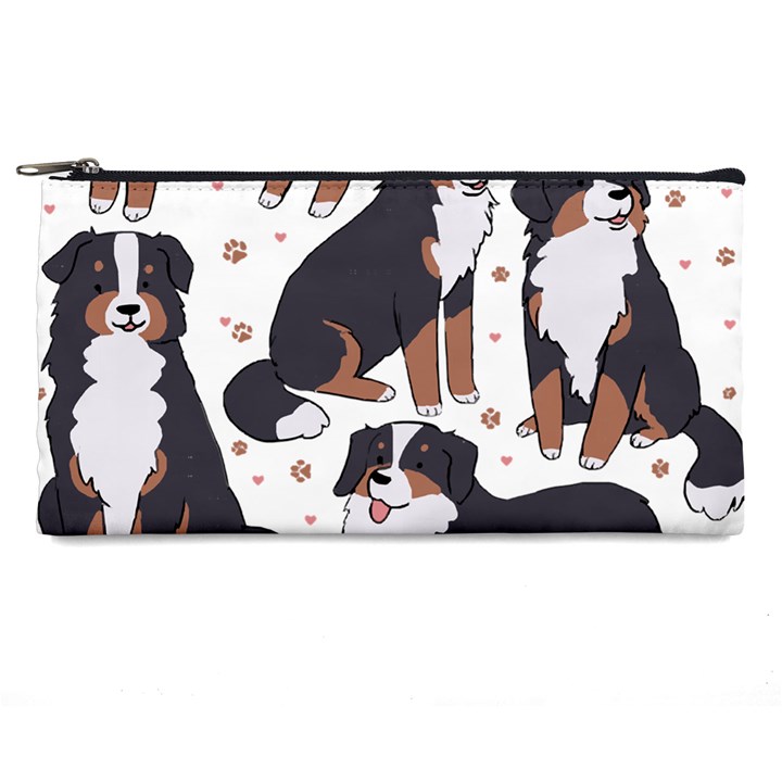 Bernese Mountain Dog T- Shirtbernese Mountain Dog Illustration T- Shirt Yoga Reflexion Pose T- Shirtyoga Reflexion Pose T- Shirt Pencil Case