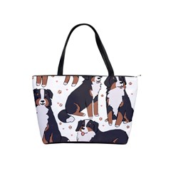 Bernese Mountain Dog T- Shirtbernese Mountain Dog Illustration T- Shirt Yoga Reflexion Pose T- Shirtyoga Reflexion Pose T- Shirt Classic Shoulder Handbag by hizuto