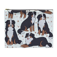 Bernese Mountain Dog T- Shirtbernese Mountain Dog Illustration T- Shirt Yoga Reflexion Pose T- Shirtyoga Reflexion Pose T- Shirt Cosmetic Bag (xl) by hizuto