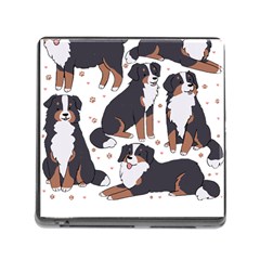 Bernese Mountain Dog T- Shirtbernese Mountain Dog Illustration T- Shirt Yoga Reflexion Pose T- Shirtyoga Reflexion Pose T- Shirt Memory Card Reader (square 5 Slot) by hizuto