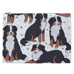 Bernese Mountain Dog T- Shirtbernese Mountain Dog Illustration T- Shirt Yoga Reflexion Pose T- Shirtyoga Reflexion Pose T- Shirt Cosmetic Bag (xxl) by hizuto