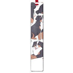 Bernese Mountain Dog T- Shirtbernese Mountain Dog Illustration T- Shirt Yoga Reflexion Pose T- Shirtyoga Reflexion Pose T- Shirt Large Book Marks by hizuto