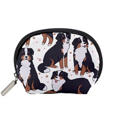 Bernese Mountain Dog T- Shirtbernese Mountain Dog Illustration T- Shirt Yoga Reflexion Pose T- Shirtyoga Reflexion Pose T- Shirt Accessory Pouch (small) by hizuto