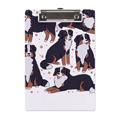 Bernese Mountain Dog T- Shirtbernese Mountain Dog Illustration T- Shirt Yoga Reflexion Pose T- Shirtyoga Reflexion Pose T- Shirt A5 Acrylic Clipboard by hizuto