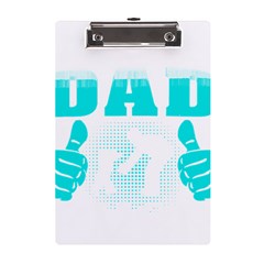 Best Dad Ever T- Shirt Best Dad Ever T- Shirt Yoga Reflexion Pose T- Shirtyoga Reflexion Pose T- Shirt A5 Acrylic Clipboard by hizuto